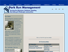 Tablet Screenshot of parkrunmgt.com